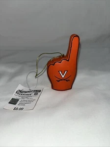 UVA Virginia Cavaliers #1 adorno de espuma para dedos (hecho de plástico duro/resina) - Imagen 1 de 7