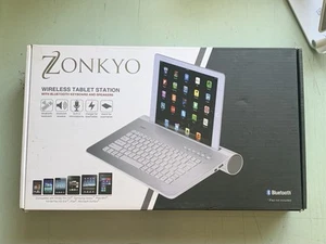 Zonkyo Wireless Tablet Station Bluetooth Keyboard - Picture 1 of 7