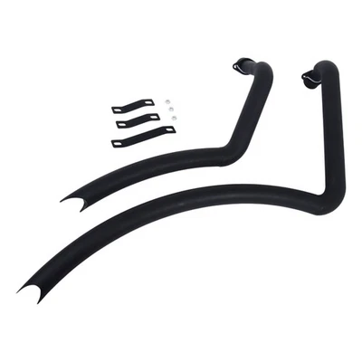 For Honda Shadow 1100 VT1100C2 VT1100C3 Black Full Exhaust System Muffler Pipe - Image 1 of 4