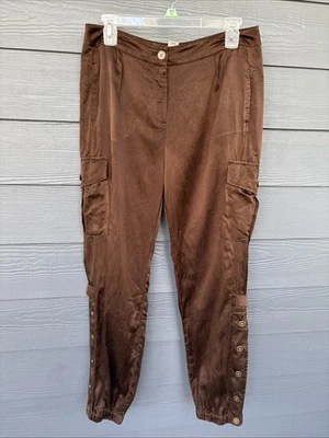 Lindos pantalones de chándal para mujer Chico Casablanca mezcla de algodón seda talla 0,5 marrón Foto 1 de 4