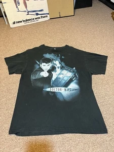 Camiseta De Colección 2004 David Tenant Doctor Who TV Promo Negra Gráfica - Imagen 1 de 11