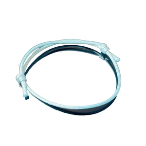 Hellblau Gewachste Kordel Schnur Verstellbar Freundschaftsarmband Kabbala Party Geschenk - Bild 1 von 1