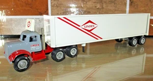 Winross Linden camion pressofuso scala 1:64 1992 CL9000 trattore rimorchio - Foto 1 di 10