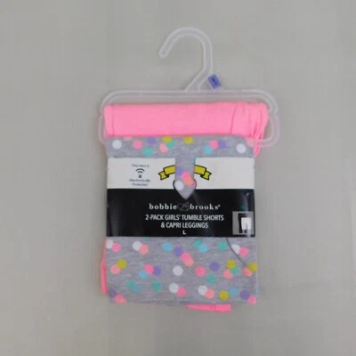 Paquete de 2 pantalones cortos y leggings capri Bobbie Brooks para niñas - 10-12 grandes #5010 Foto 1 de 4