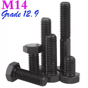 M14 - 2.0 Grade 12.9 Alloy Steel Hex Head Bolts Hexagon Head Cap Screws DIN 933 - Picture 1 of 16