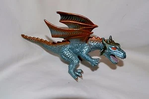 Blue Dragon with Copper Wings Irisdescent Winged Gift Idea - Picture 1 of 1