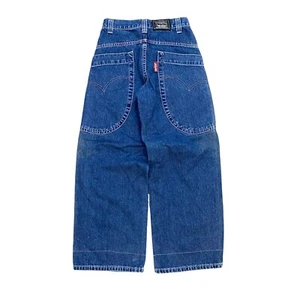 Vaqueros de mezclilla de colección Levi's con pestaña roja pierna ancha pestaña grande bolsillos caídos patinador CPFM 00s - Imagen 1 de 5