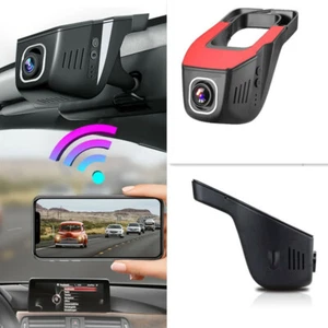 Dash cam auto nascosta 1080P fotocamera posteriore anteriore anteriore DVR WiFi cruscotto telecamera registratore video - Foto 1 di 11