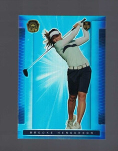 BROOKE HENDERSON 2021 SUPER GLOW SPORTS INAUGURAL #11 RED REFRACTOR
