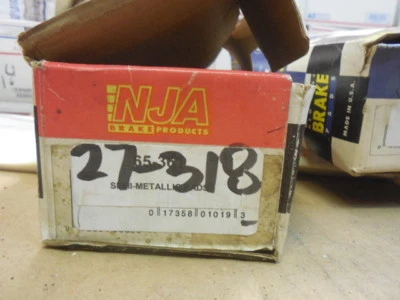 Pastillas de freno de disco traseras semi metálicas 65-318 para Mazda 626 1986-87 BP-141 Foto 1 de 3