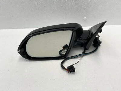 Conjunto de espejo retrovisor lateral izquierdo negro para Audi A8 A8L 2011-2018 1463 OEM Foto 1 de 4