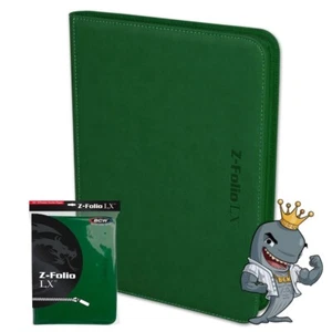Álbum BCW Z-Folio 9 bolsillos cremallera LX - verde - ENVÍO GRATUITO - Imagen 1 de 1