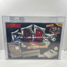 VGA GRADED 80 NM SNES KILLER INSTINCT ACTION PAK BIG BOX PAL AUS SUPER NINTENDO!