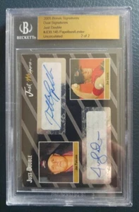 2005 BONUS SIGNATURES JON PAPELBON/JON LESTER UNCIRCULATED 2/2 #JDB.145 - Picture 1 of 7