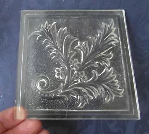 Unusual American 5" x 5" window light glass tile., this is the only one c1910 ? - Picture 1 of 4