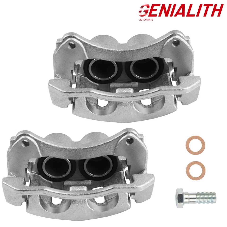 2x Front Brake Calipers w/Bracket for Explorer Ranger B2300 B2500 Mountaineer Foto 1 de 4