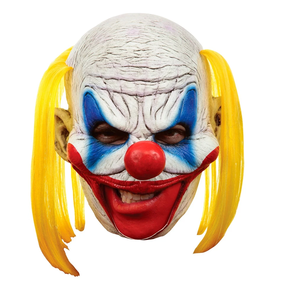 Ghoulish Productions Clooney Clown Latex Face Mask Horror Halloween Cosplay - Image 1 of 4