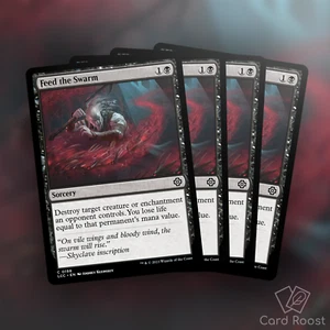 MTG Magic x4 Feed the Swarm 0198 Commander: The Lost Caverns of Ixalan Playset - Picture 1 of 1
