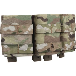 WST Tactical Mag Pouch Triple Mag Carrier FAST 7.62mm MOLLE Pouch Open Top Camo - Photo 1/18