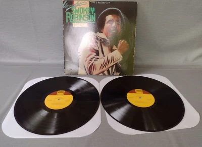 Smokey Robinson - Smokin' - LIVE Double LP - Tamla T9-363A2  (1978) Gatefold - Image 1 of 4