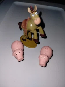 Z9# Toy Story Hamm Pig Bullseye Horse Figure Disney Pixar Small pvc Cake Topper - Picture 1 of 1