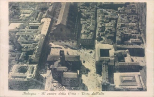 ac290 cartolina bologna citta' il centro della citta' vista dall'alto - Picture 1 of 2