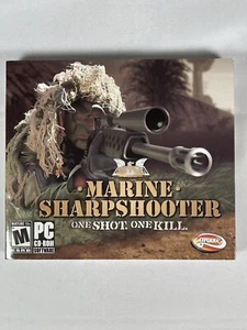Marine Sharpshooter One Shot One Kill PC Juego CD-ROM Atari Groove Maduro - Imagen 1 de 5