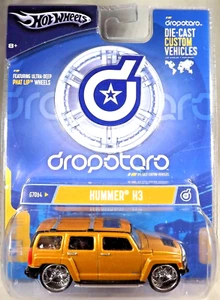 2004 Hot Wheels Dropstars HUMMER H3 Gold Variation w/Rubber Tires 1:50 Scale - Picture 1 of 6