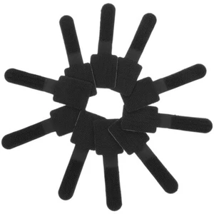 40 Pcs Self-adhesive Wire Manager Hook and Loop Cable Ties Fastener - Afbeelding 1 van 12