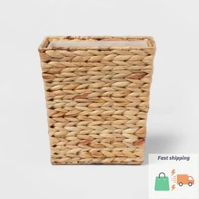 Light Weave Wastebasket Natural - Threshold™ Count 1只装 — 第 1/4 张图片