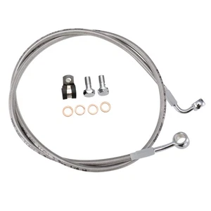44" Front Brake Line Oil Hose for Dyna Super Wide Glide FXDL 1996-2006 NO ABS - Picture 1 of 8
