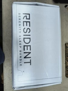 Resident Serenity Sleep Sheet Set Queen, White (New) with Bag, Top Luxury, Nice - Picture 1 of 4