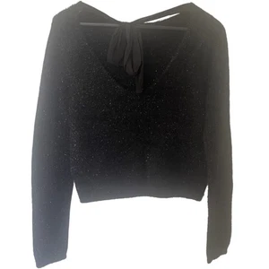 Nuevo con etiquetas Suéter Worthington Talla Pequeña Cuello Barco Brillante Espalda Corbata Manga Larga - Imagen 1 de 11