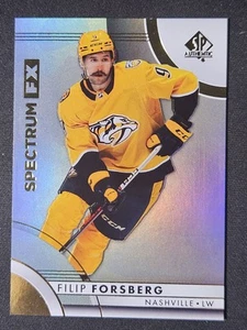 23-24 SP Authentic Filip Forsberg Spectrum FX 🚨🚨🚨 Nashville Predators - Picture 1 of 2