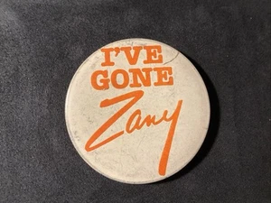 Vintage 1980’s Avon Button “I’ve gone Zany” 2.25” Pin Back Advertising - Picture 1 of 3