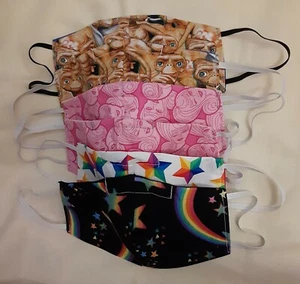 "CORBATAS ELÁSTICAS ET - MARRONES"" - MÁSCARA FACIAL REUTILIZABLE PARA ADULTOS CON ALAMBRE PARA NARIZ Y FILTRO" - Imagen 1 de 3