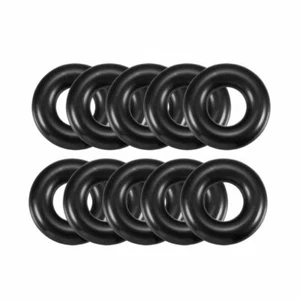 5mm x 18mm Black Nitrile Rubber Sealing O Ring Seal Washer Grommets 10 Pcs✦KD #E - Picture 1 of 4