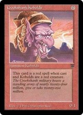 Crookshank Kobolds NM MTG Legends LE Magic Gathering