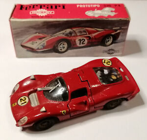 Mercury art.65 Ferrari P4 Rosso  numero gara 21 con scatola originale omaggio.