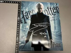Rare! Harry Potter Draco Malfoy, Tom Felton, autographed art print from Japan - Picture 1 of 4