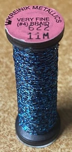 Kreinik #4 Very Fine Braid Metallic Choose Your Colors 11m NEW - Picture 1 of 110