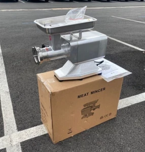 NEW 1100W Commercial Electric Meat Grinder Stainless Steel 1.5HP Counter Top NSF - Picture 1 of 8