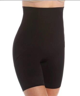 Miraclesuit Shape Away with Back Magic Hi-Waist Thigh Slimmer 2919 Black Large — 第 1/4 张图片