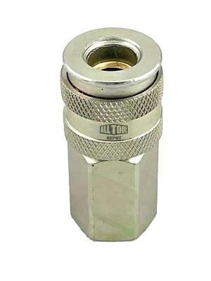 1/4" NPT UNIVERSAL Air Hose Female Quick Connect Coupler Socket (2 Pack) - Image 1 of 3