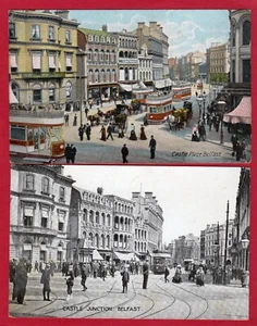 2 Castle Place Junction Straßenbahn Belfast Teile gebraucht AS927 - Bild 1 von 2