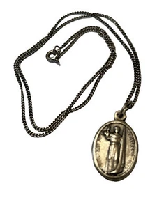 Medal San Juan Capistrino Mission 1776 With Sterling.925 Curb Link Chain 16” - Picture 1 of 6