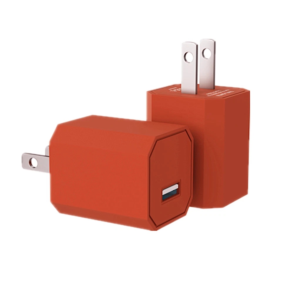 LOT Black White 1A USB Power Adapter AC Home Wall Charger US Plug FOR iPhone 5 6 - Image 1 of 1