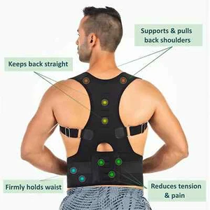 Posture Corrector Magnetic Shoulder Support Belt – Back Brace for Men & Women. - Imagen 1 de 8