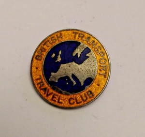 Vintage British Transport Travel Club Enamel Pin Badge - Picture 1 of 2