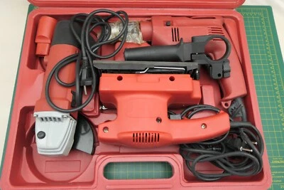 220V 3 Piece Tool Set in Case, 4.5" angle grinder, occil sander and 1/2" drill - Image 1 of 4